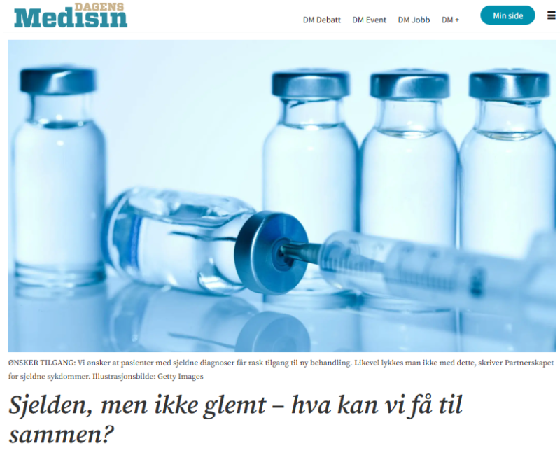 Kronikk: Sjelden, men ikke glemt – hva kan vi få til sammen?