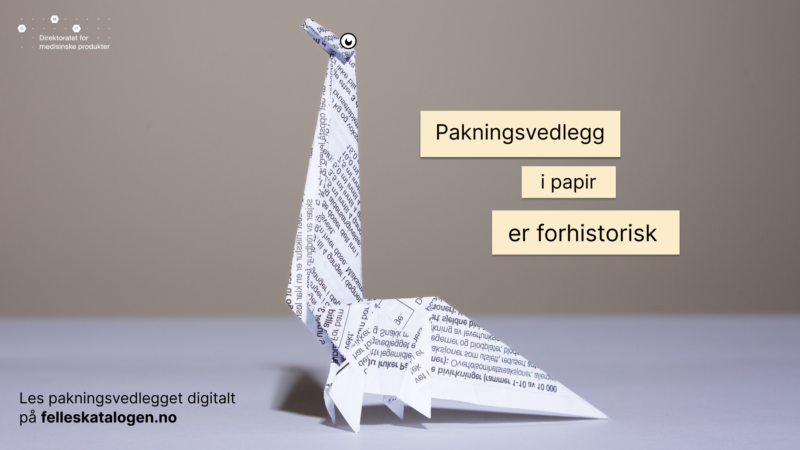Digitalt pakningsvedlegg er mindre skummelt
